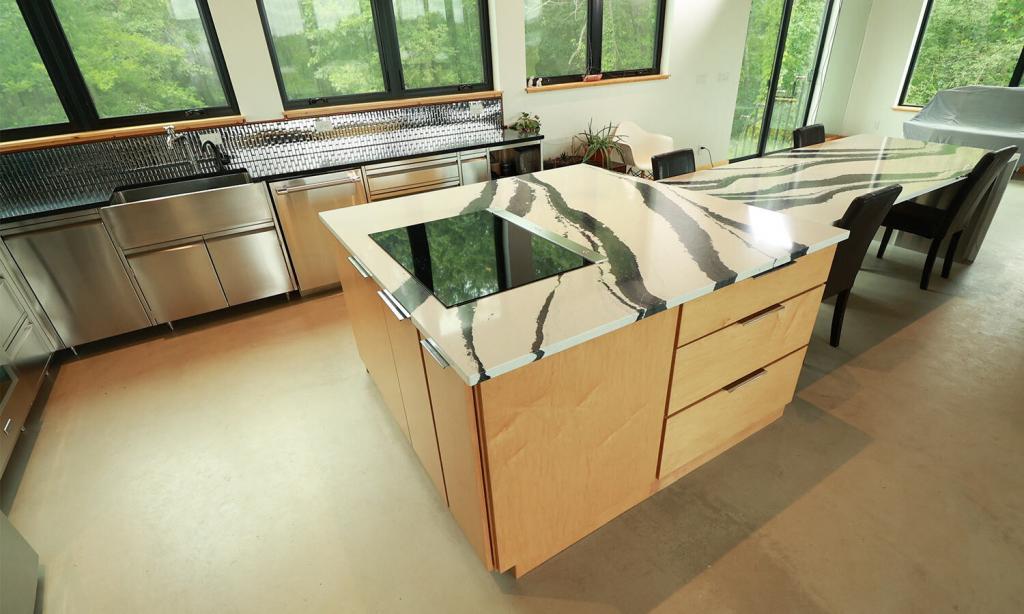 Stainless steel kitchen cabinets